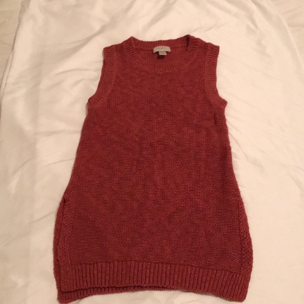 LOFT Sweater Tank- xs